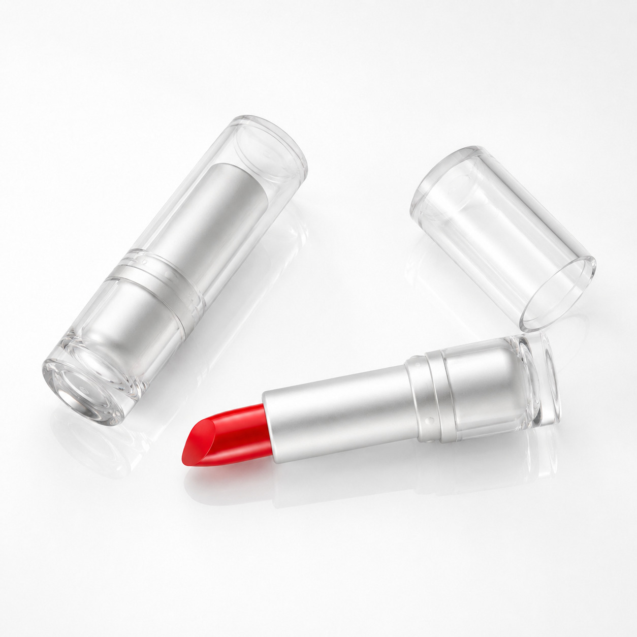 Custom Makeup Round Empty Transparent Lip Balm Lipstick Case Packaging - LS667 - Image 5
