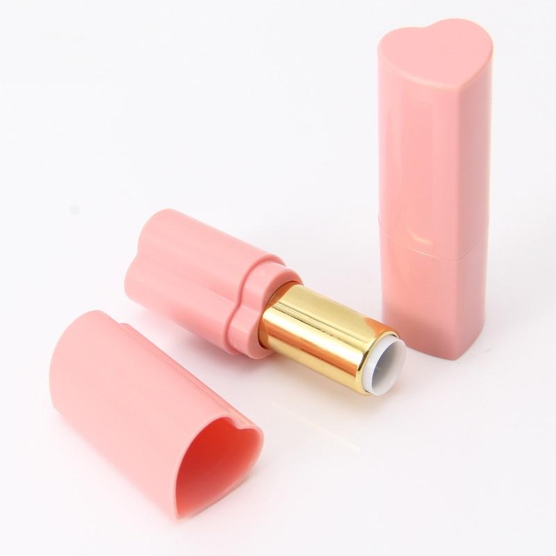 Wholesale Refillable Cute Love Heart Shape Lipstick Case Containers Custom Color OEM - LS957 - Image 2