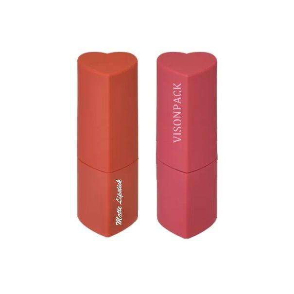 Wholesale Refillable Cute Love Heart Shape Lipstick Case Containers Custom Color OEM - LS957 - Image 5