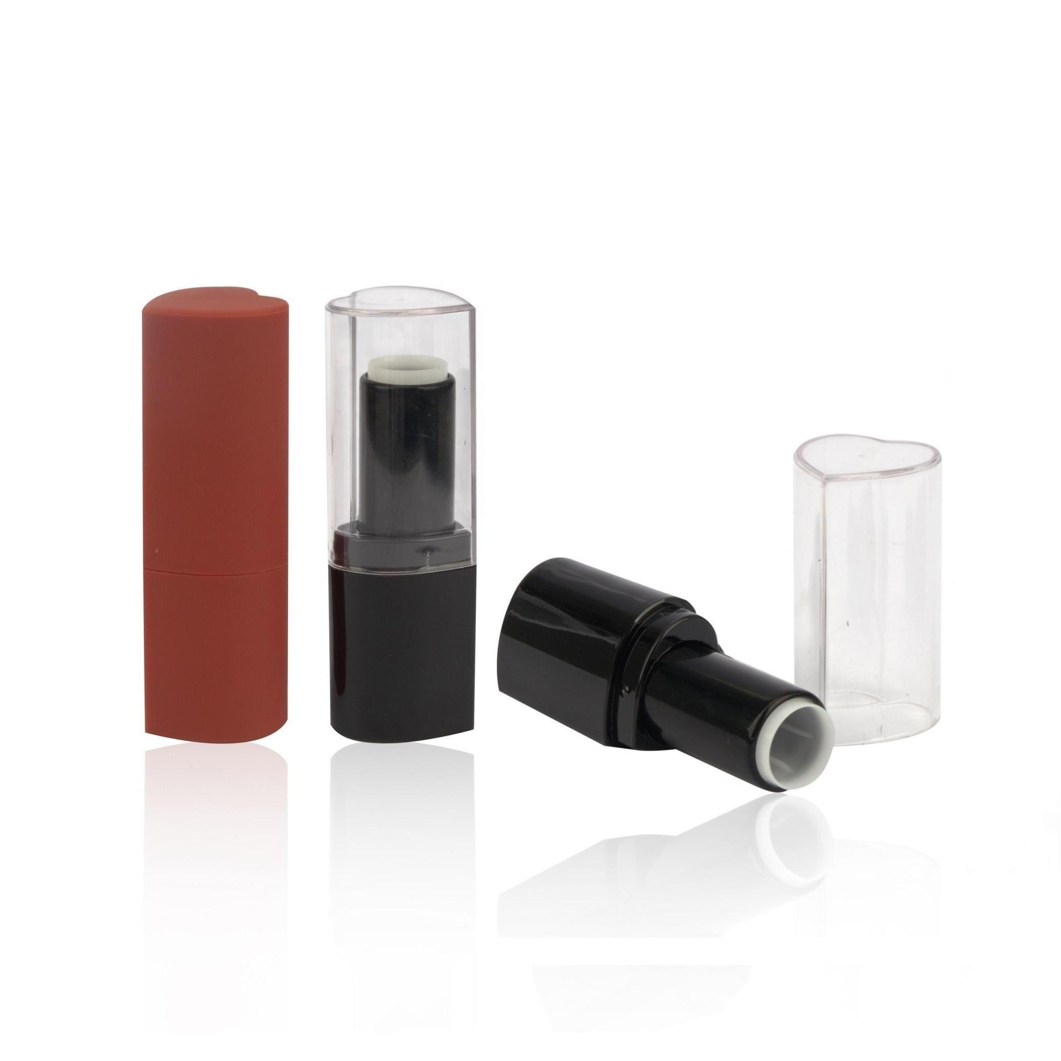 Wholesale Refillable Cute Love Heart Shape Lipstick Case Containers Custom Color OEM - LS957 - Image 3