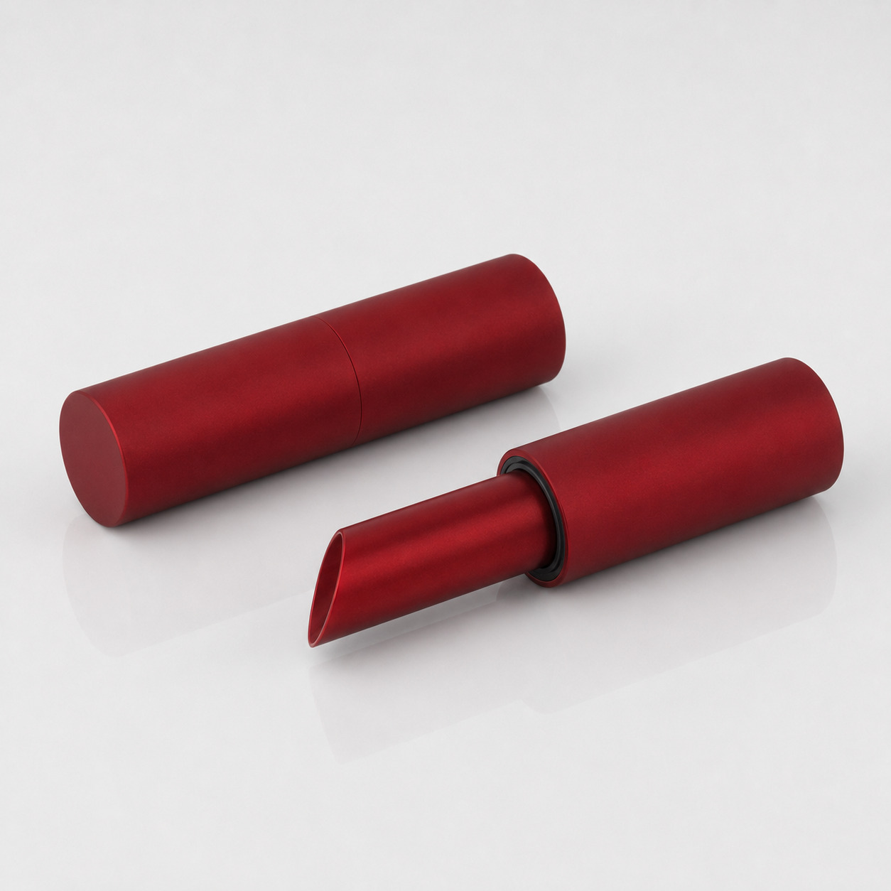 Custom Empty Round Magnetic Lip Balm Chapstick Tube Lipstick Case Packaging Red Luxury - LS982 - Image 4