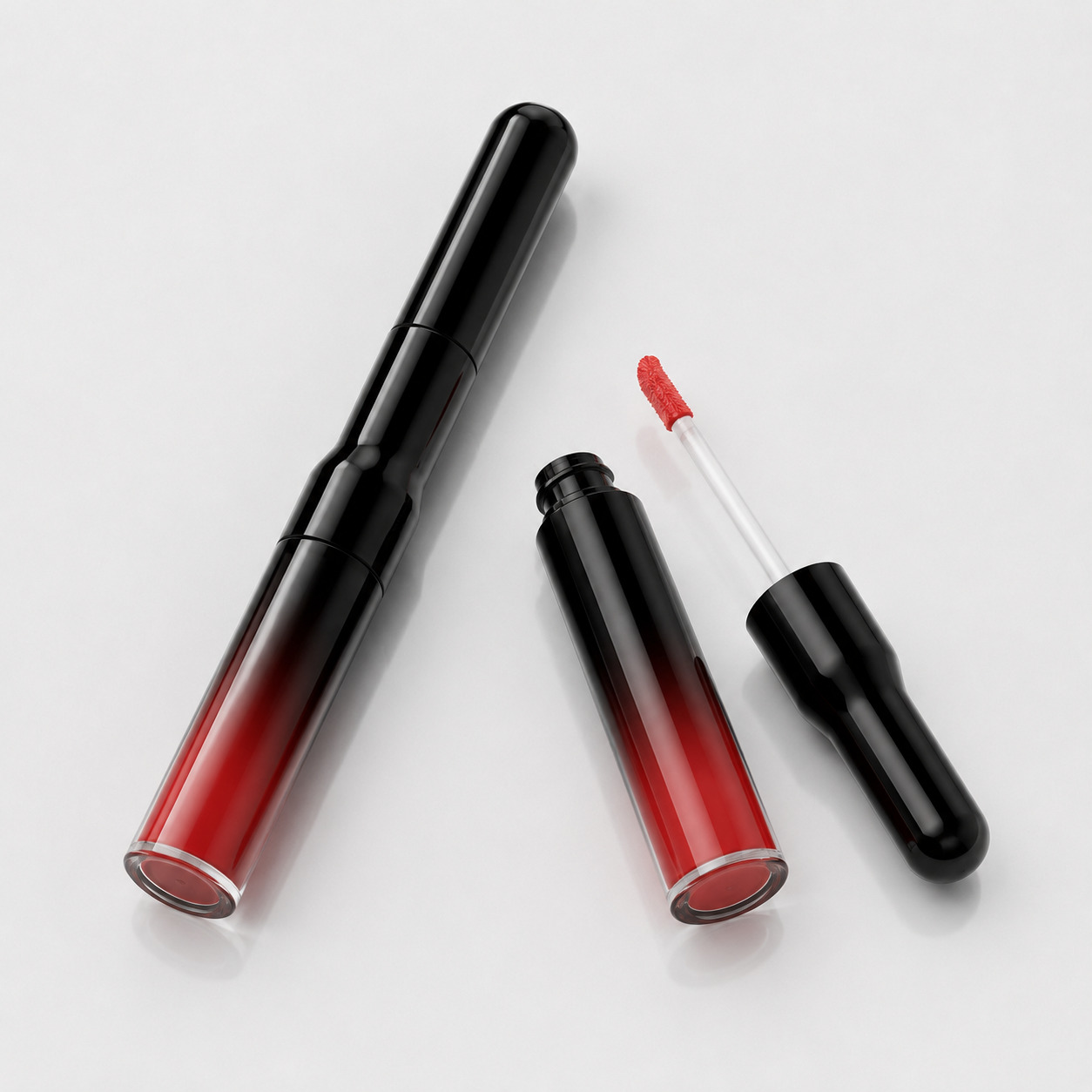 Portable Custom Empty 2 in 1 Plastic Liquid Lipstick Lip Liner Container Packaging 7.5ml Private Label for Cosmetics - LSG21 - Image 4