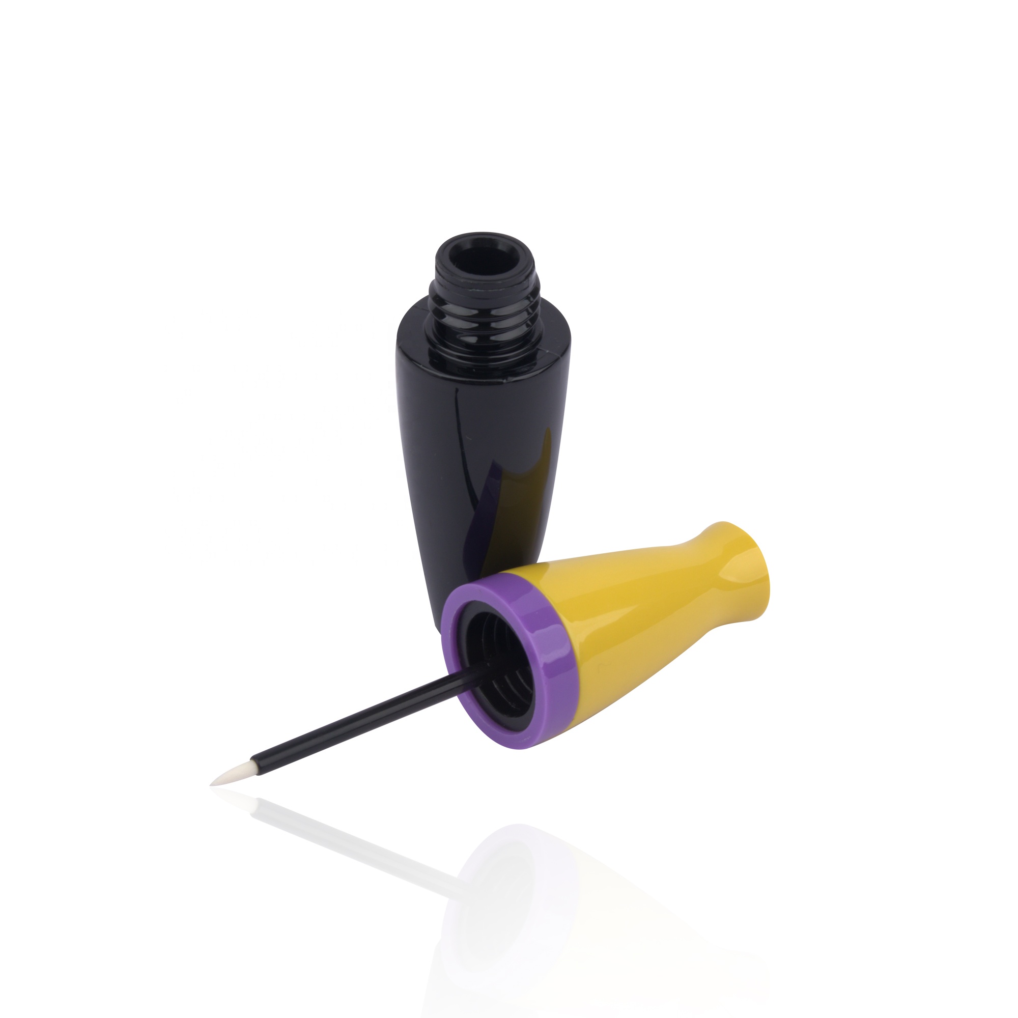 Makeup Mascara Tube Round Small Fat Eyeliner Tube With Felt Brush Tip Customize Color Eyelash Tube Eyebrow Packaging Materials - MC184 - Image 3