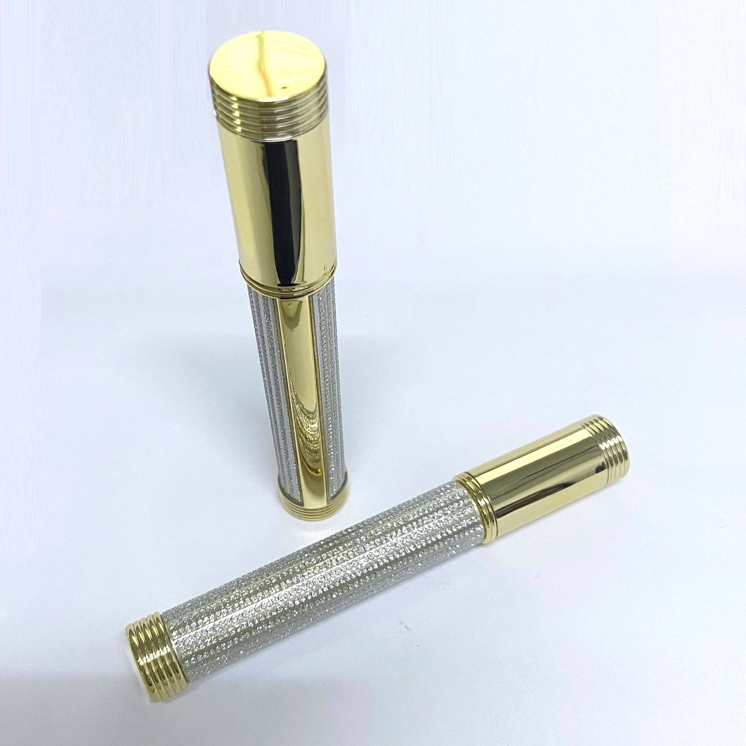Luxury Shiny Glitter Empty Round Sticker Decoration Eyelash Mascara Bottle Container 11ml - MC319 - Image 2
