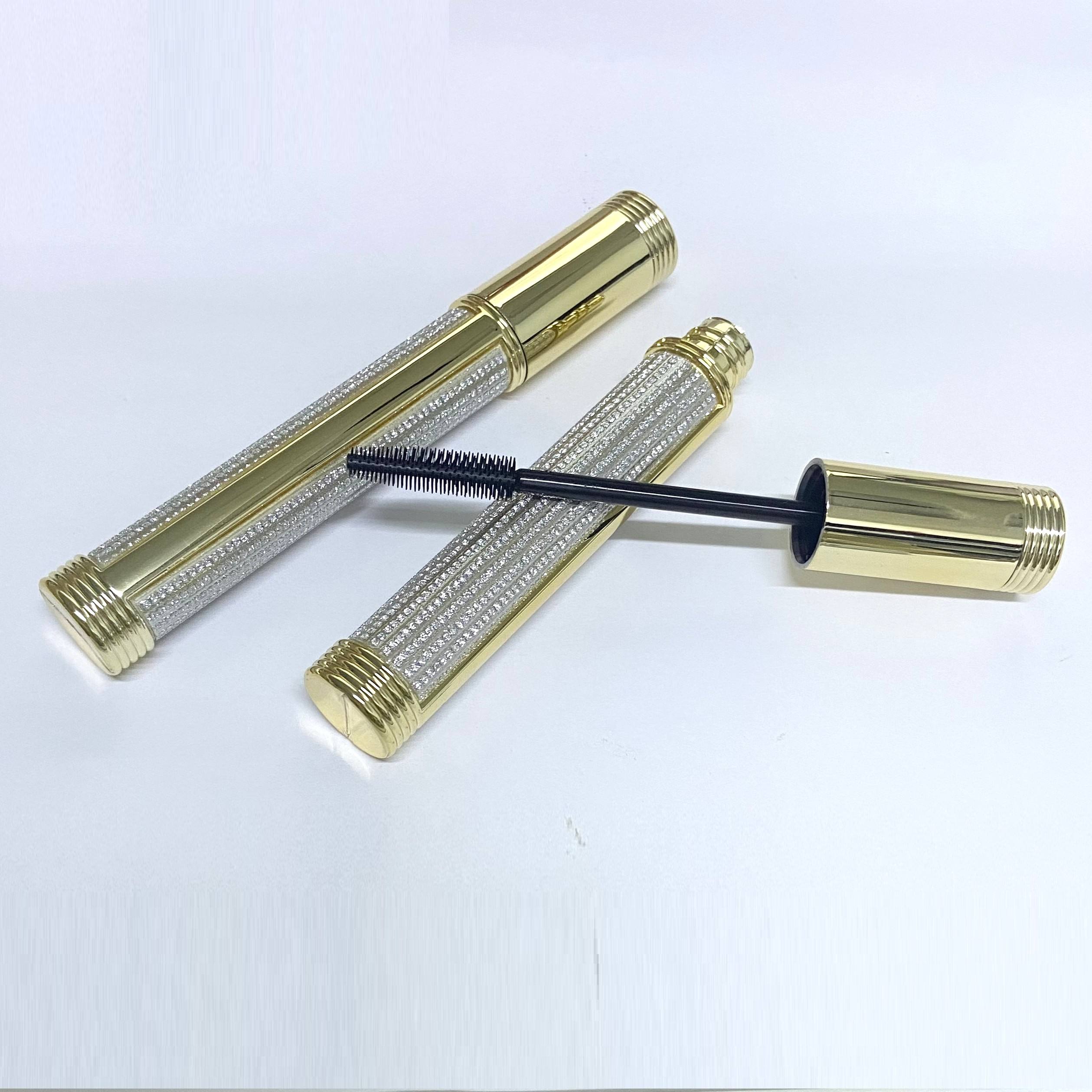 Luxury Shiny Glitter Empty Round Sticker Decoration Eyelash Mascara Bottle Container 11ml - MC319 - Image 4