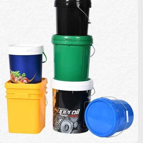 5L 8L 10L Liter Paint Tub Sealed Lid Plastic Bucket Two-part Resin Recyclable Food Grade PP Thickened Latex Paint Packaging - P340