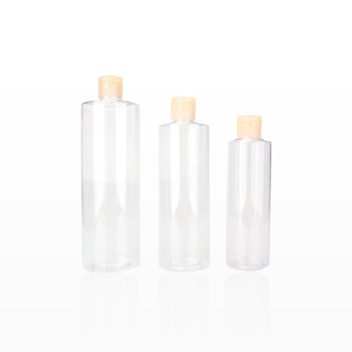 250ml 300ml 500 ml Empty PET Plastic Bottle with Flip Lid Cosmetic Packaging Skin Care Shampoo Bottles Body Wash Bottle - PB001