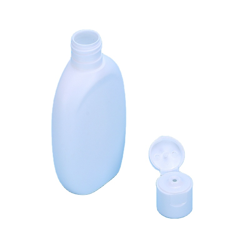 Skin Care Package White Matte Soft 100ml Plastic Bottle for Shower Gel Body Lotion Facial Cleanser HDPE Shampoo Bottle Flip Cap - PB09X - Image 4