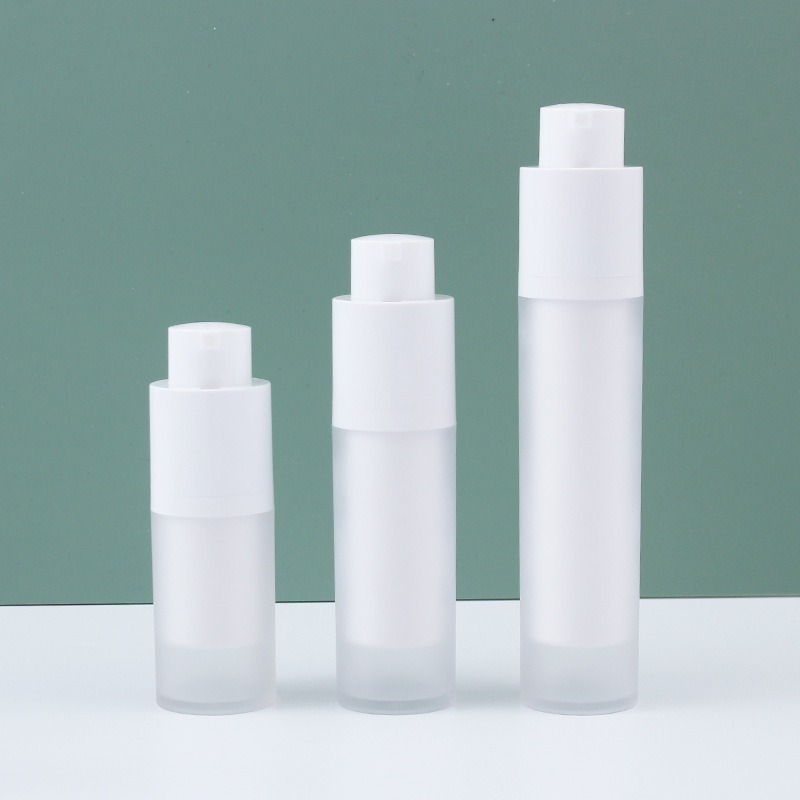 ECO Friendly Round Empty Rotating Cream Lotion Plastic ABS Airless Pump Bottle 30ml 15ml 50ml - PB119 - Image 4