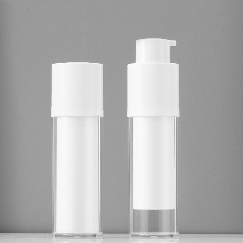 ECO Friendly Round Empty Rotating Cream Lotion Plastic ABS Airless Pump Bottle 30ml 15ml 50ml - PB119 - Image 2