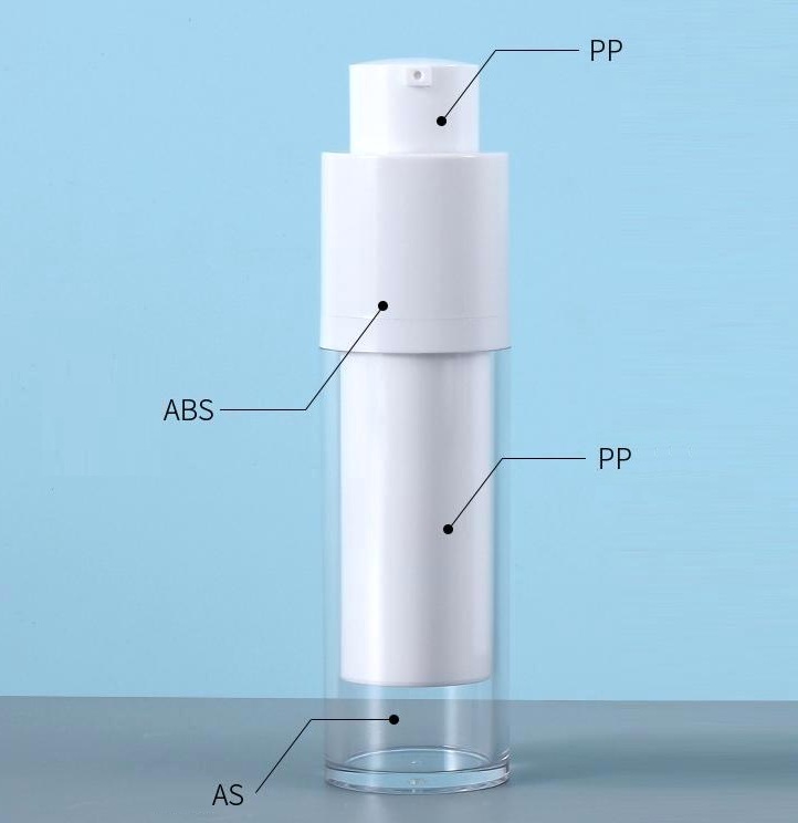 ECO Friendly Round Empty Rotating Cream Lotion Plastic ABS Airless Pump Bottle 30ml 15ml 50ml - PB119 - Image 5