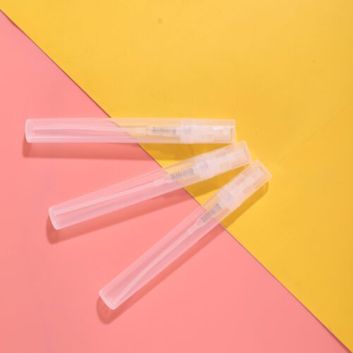 New Design 2ml 3ml 5ml Plastic Perfume Pen Sprayer Transparent Sample PP Pocket Mini Hand Sanitizer Atomizer Clear Spray Bottle - PB2206J