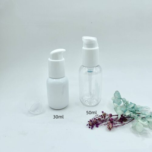 Skin Body Care 30ml 50ml Sunscreen Cream Pump Bottle Pet Foundation Bottle Makeup Dispenser Moisturizing Lotion Bottle Package - PB3011-13B