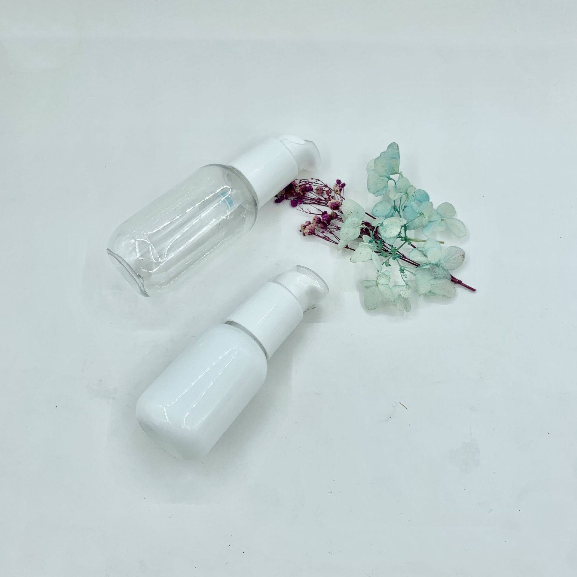 Skin Body Care 30ml 50ml Sunscreen Cream Pump Bottle Pet Foundation Bottle Makeup Dispenser Moisturizing Lotion Bottle Package - PB3011-13B - Image 3