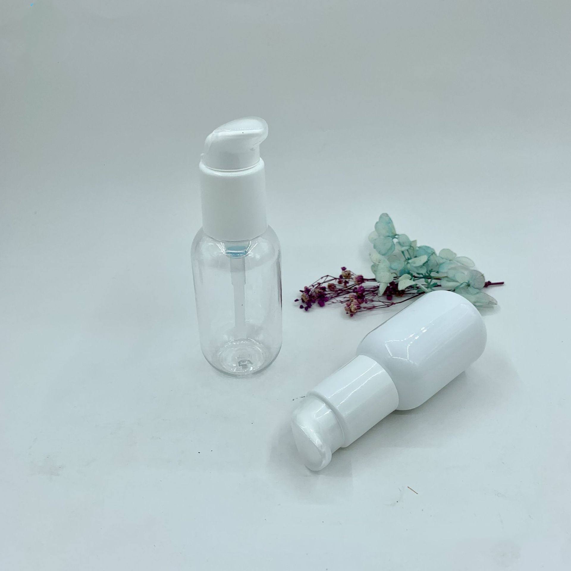 Skin Body Care 30ml 50ml Sunscreen Cream Pump Bottle Pet Foundation Bottle Makeup Dispenser Moisturizing Lotion Bottle Package - PB3011-13B - Image 4