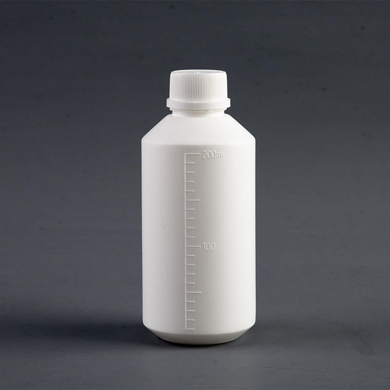 Plastic White PET PE Cosmetic Sub-bottle Pharmaceutical Packaging Liquid Medicine Health Container 100ml 200ml Safety Lock Cap - PB3011-13B - Image 2