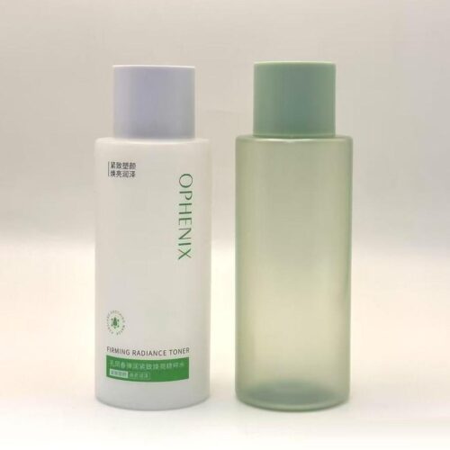 High Quality Eco Friendly 300ml Round Shower Gel Body Lotion Facial Toner Makeup Remover PET Plastic Bottle - PB475