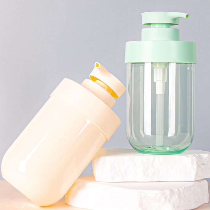 Round Empty ECO Friendly PET Plastic Shampoo Body Lotion Cream Pump Bottle 300ml 500ml 800ml - PB723 - Image 4