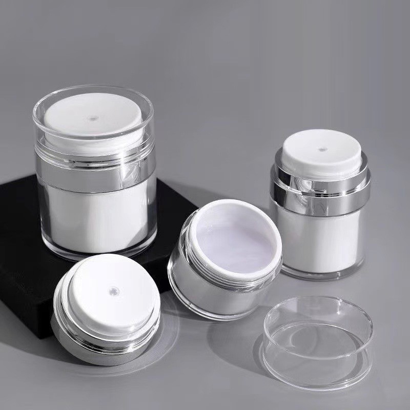 15g 30g 50g Empty Round Packaging Skincare Eye Cream Face Cream Airless Pump Jar Container - PB727 - Image 2