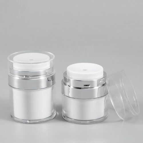 15g 30g 50g Empty Round Packaging Skincare Eye Cream Face Cream Airless Pump Jar Container - PB727