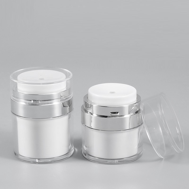15g 30g 50g Empty Round Packaging Skincare Eye Cream Face Cream Airless Pump Jar Container - PB727