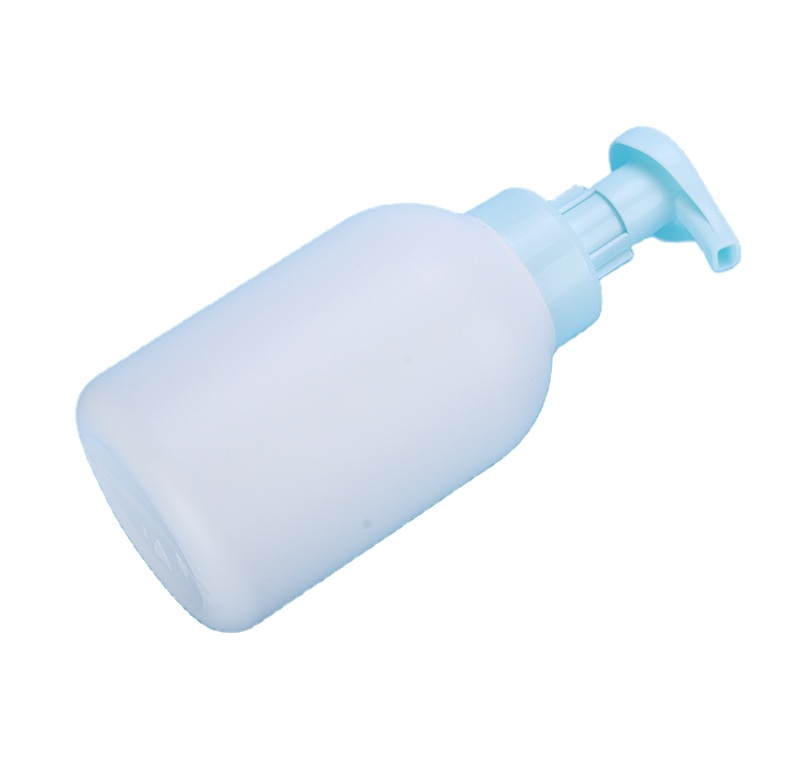 Wholesale HDPE 500ml Facial Foam Hand Wash Cleanser Bubble Pump Shampoo Bath Wash Bottle White Body Shower Gel Bottle FrostedPB - 744X