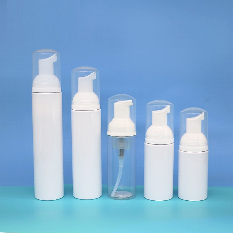 Custom Skincare Packaging PET Plastic Empty Soap Facial Cleanser Foam Pump Bottle 40ml 50ml 60ml 80ml 100ml - PB812 - Image 2