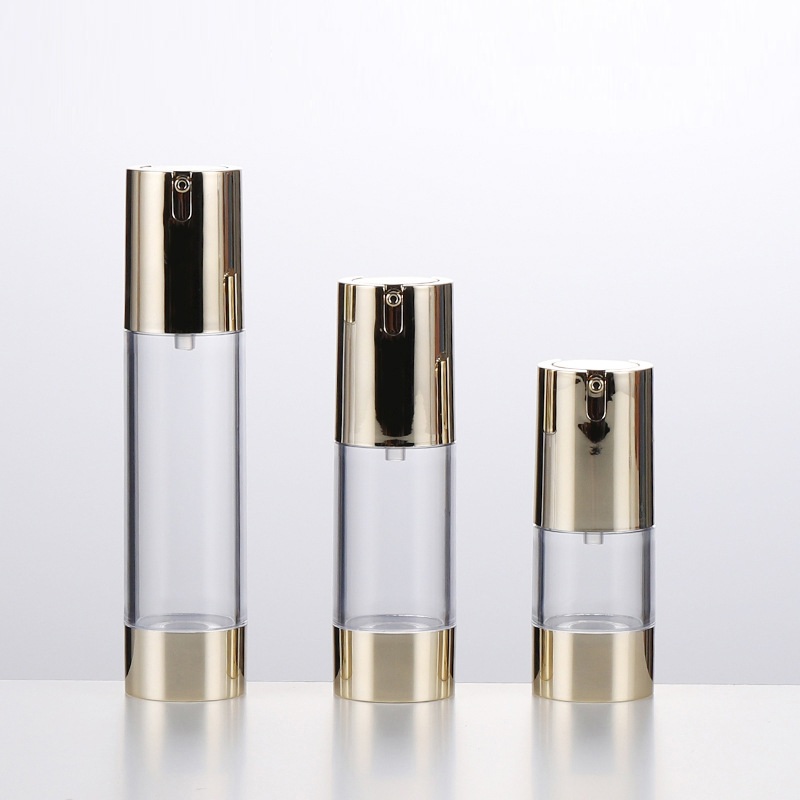 Custom U Shapre Pump15ml 30ml 50ml Round Empty Plastic Airless Spray Lotion Pump Bottle - PB988 - Image 4