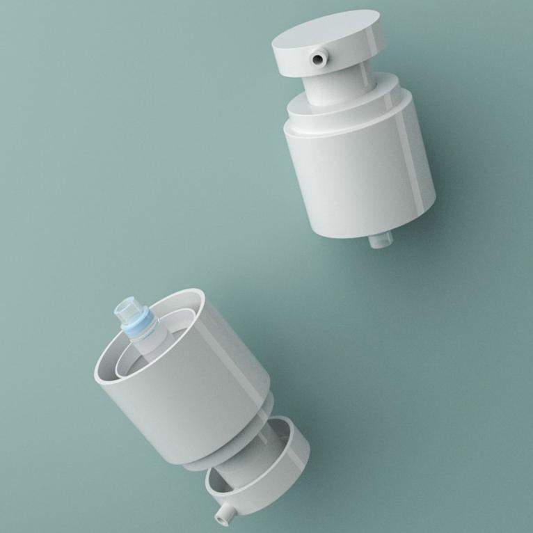 Custom Portable Empty 30ml 50ml 100ml Skincare Plastic Airless Pump Spray Bottle - PB990 - Image 3