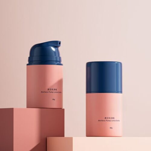 Skin Care Packaging 35ml 50ml 75ml 100ml 150ml 200ml Airless Pump Bottle PP Round Shape Lotion Sunscreen Essence Container - PBQ16
