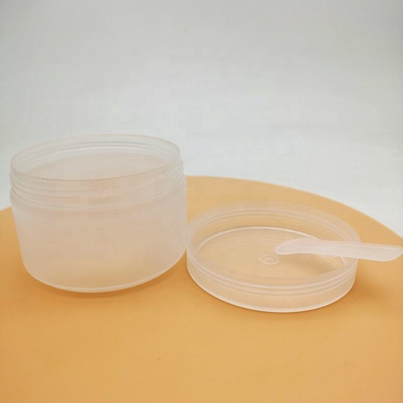 Skin Care Packaging New 200g Facial Mask Jar White Frosted Transparent Large Volume Cream Jar PP Container Slimes Dispenser Box - PJ045 - Image 4