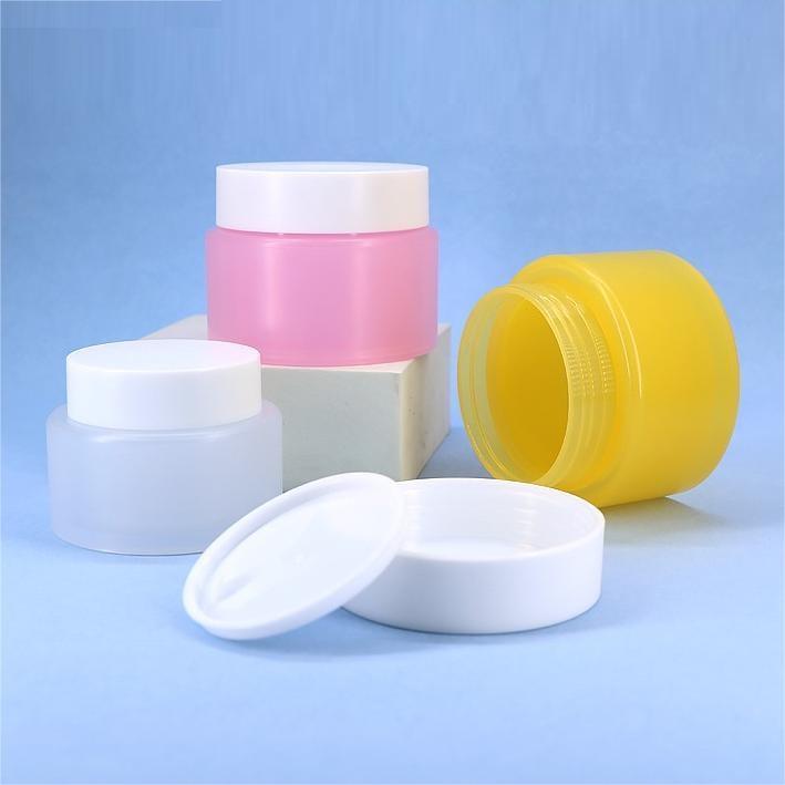 Travel Storage Skincare Packaging Empty PP Plastic Face Cleanser Cream Jar Container 50g 100g - PJ233 - Image 3