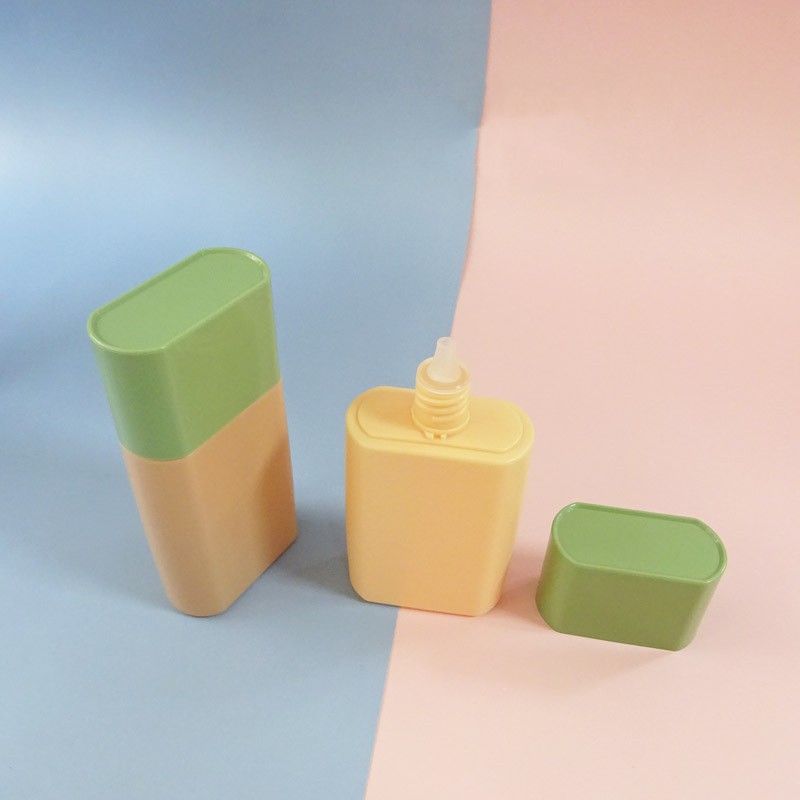 Makeup Base Packaging 40ml Square Concealer Sunscreen Bottle Empty Sun Block Plastic PE Liquid Foundation Soft Squeeze Bottle - SB1709 - Image 2