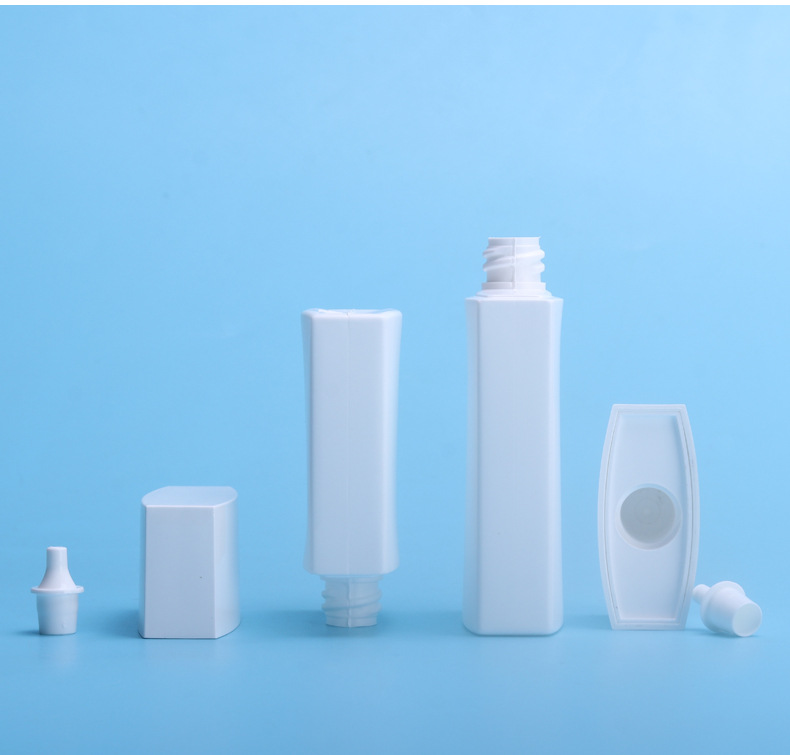 Square Empty Primer Liquid Foundation Sunscreen Cream Squeeze Bottle 30ml 50ml - ST171 - Image 3