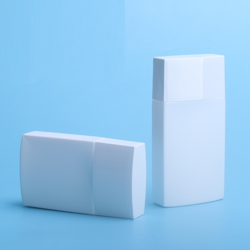 Square Empty Primer Liquid Foundation Sunscreen Cream Squeeze Bottle 30ml 50ml - ST171 - Image 2
