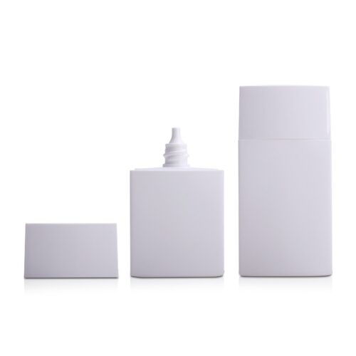Square Empty Primer Liquid Foundation Sunscreen Cream Squeeze Bottle 30ml 50ml - ST171