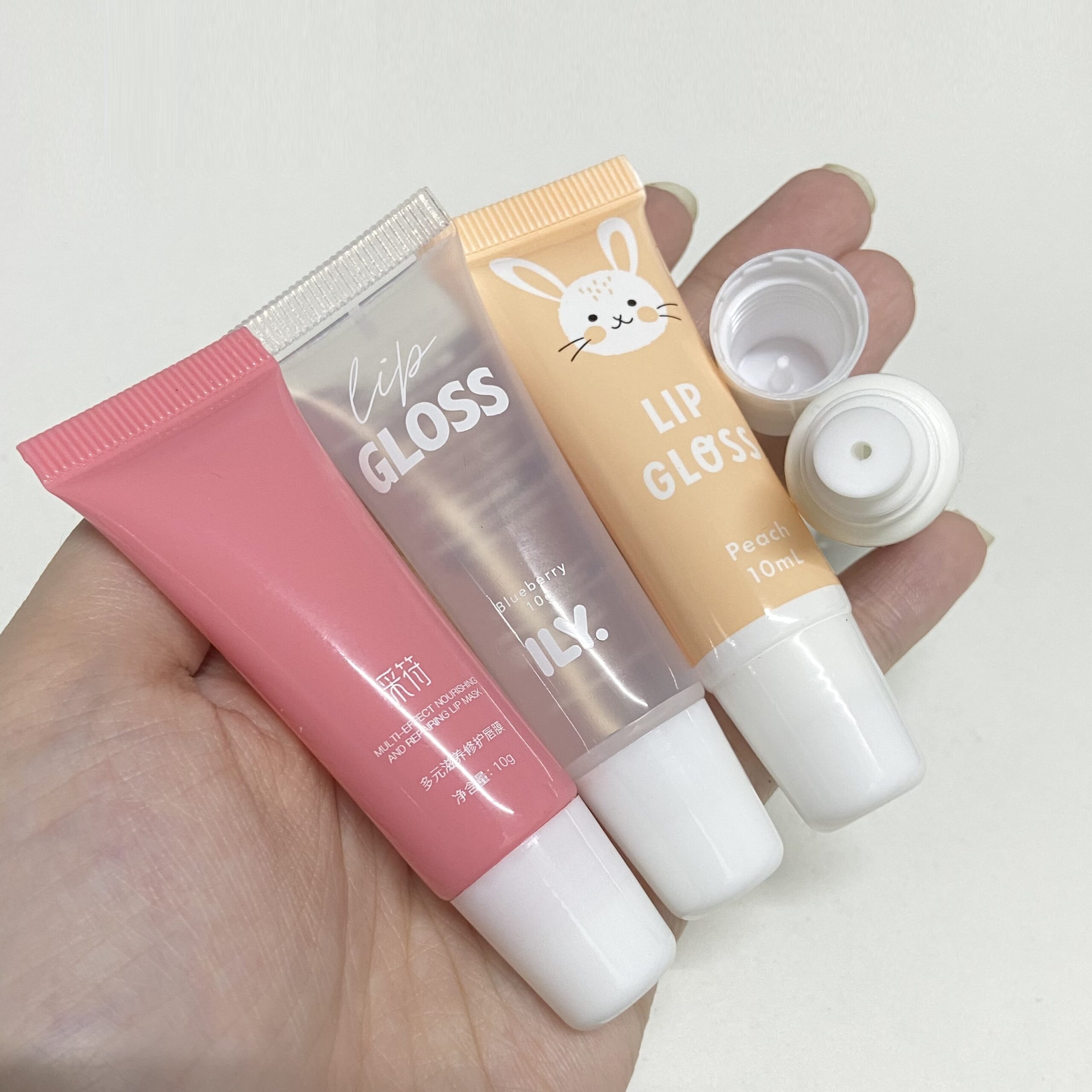 10ml 15ml Custom Empty Cosmetic Lip Gloss Lipstick Liquid Blush Squeeze Tube Packaging Plastic Soft Tube - ST178 - Image 5