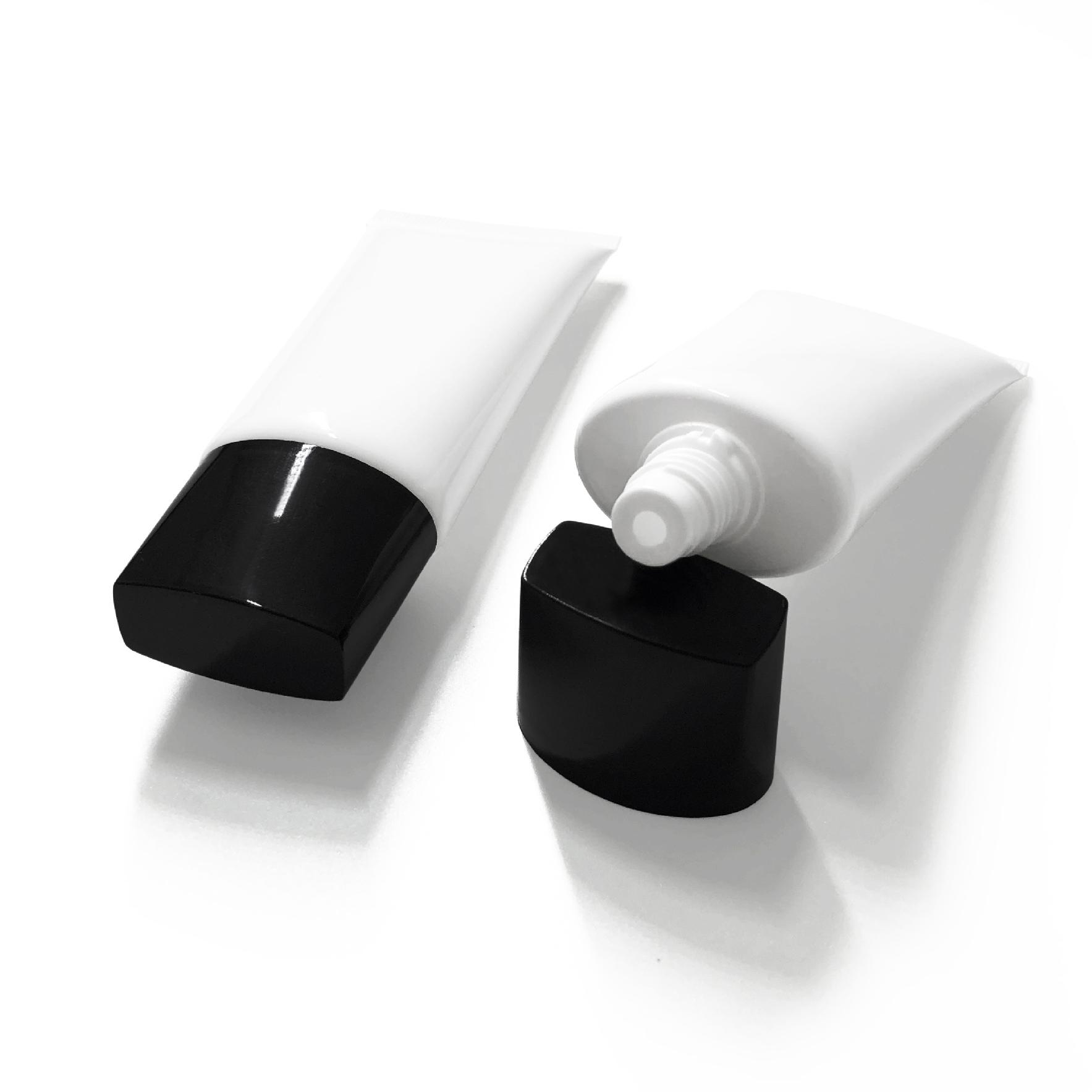 Square Screw Lid Empty Skincare Primer Face Cream Facial Cleanser Squeeze Soft Tube Packaging 120ml - ST182 - Image 2