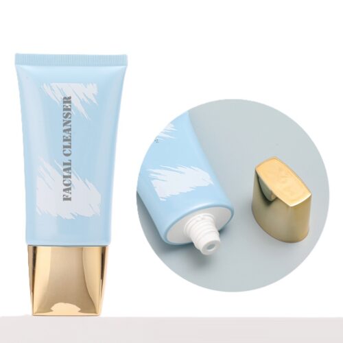 Square Screw Lid Empty Skincare Primer Face Cream Facial Cleanser Squeeze Soft Tube Packaging 120ml - ST182