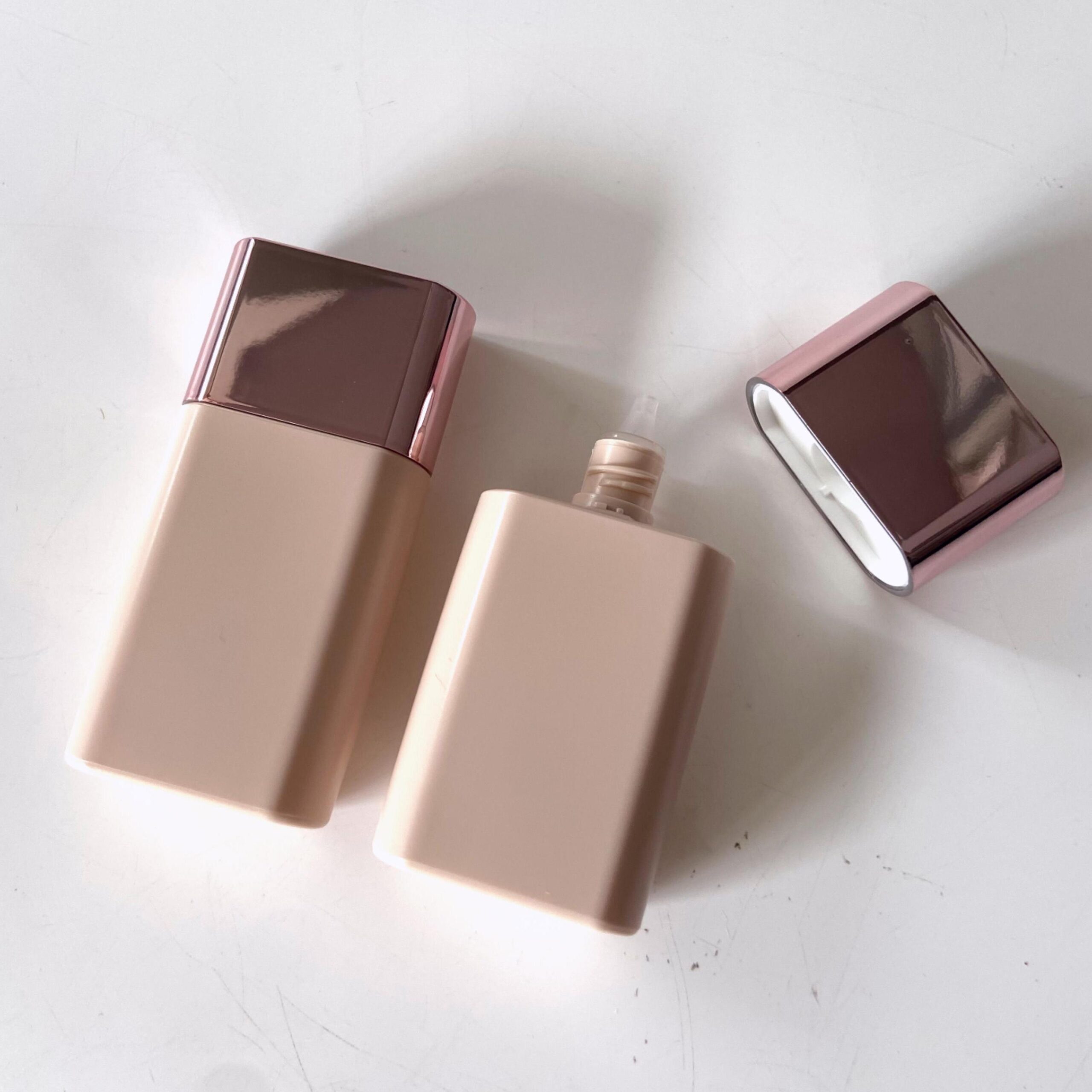 Rectangle Empty Primer Packaging Liquid Foundation Sunscreen Cream Squeeze Bottle 40ml - ST279 - Image 2