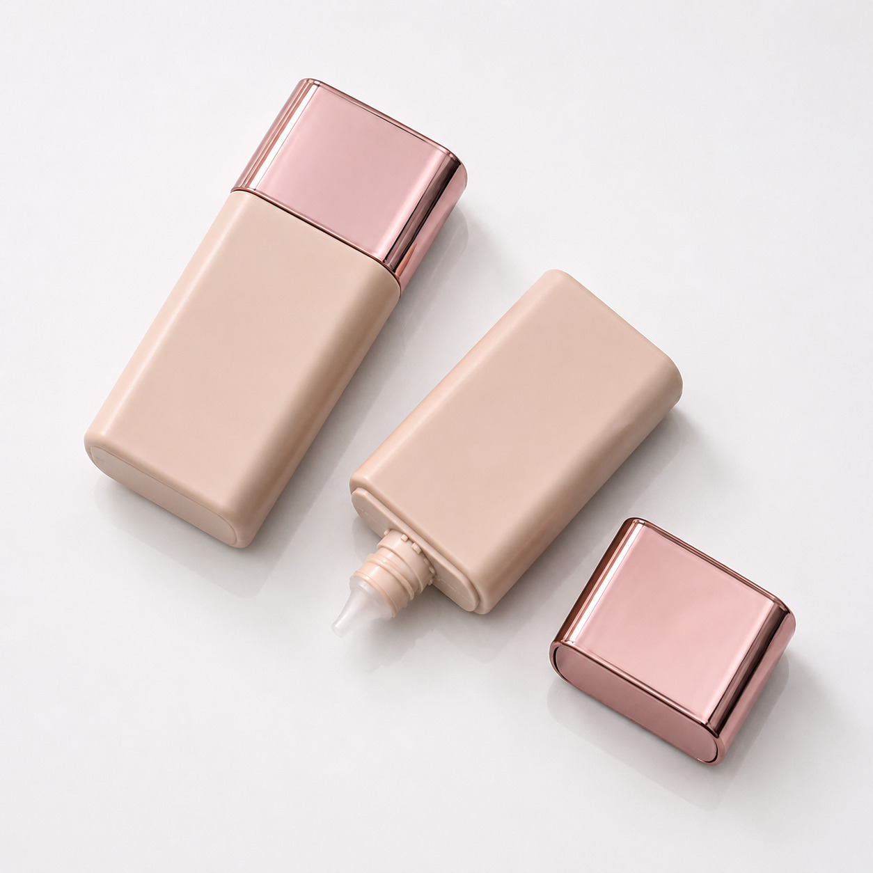 Rectangle Empty Primer Packaging Liquid Foundation Sunscreen Cream Squeeze Bottle 40ml - ST279 - Image 4