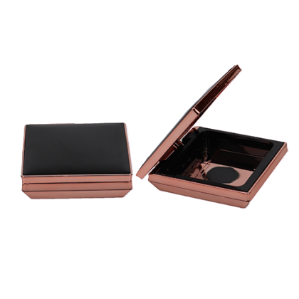 Custom Luxury Empty Square Magnetic Bronzer Highlighter Pressed Compact Powder Case Box - P126