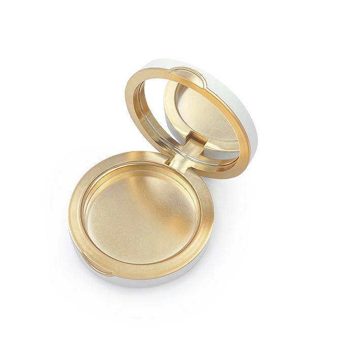 Luxury Round 59mm Diameter Empty Magnetic Compact Pressed Powder Case With Mirror - P176 - Image 3