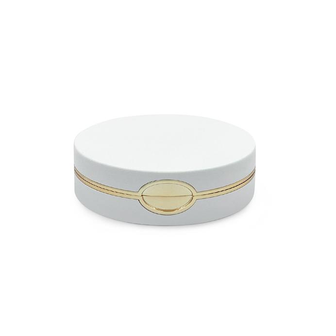 Luxury Round 59mm Diameter Empty Magnetic Compact Pressed Powder Case With Mirror - P176 - Image 4