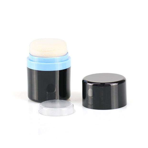 Custom Beauty Packaging 11ml 18ml Round Empty Hair Blush Loose Powder Jar Container With Puff Sponge Mirror - P820 - Image 6